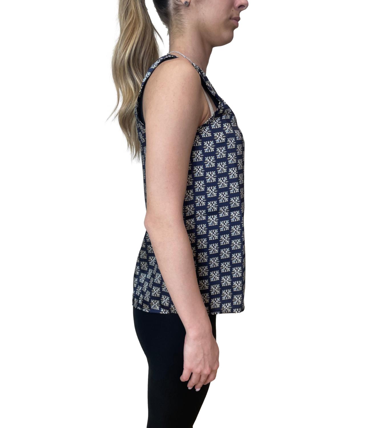 Emme Marella Top Emmcresta Blu Donna