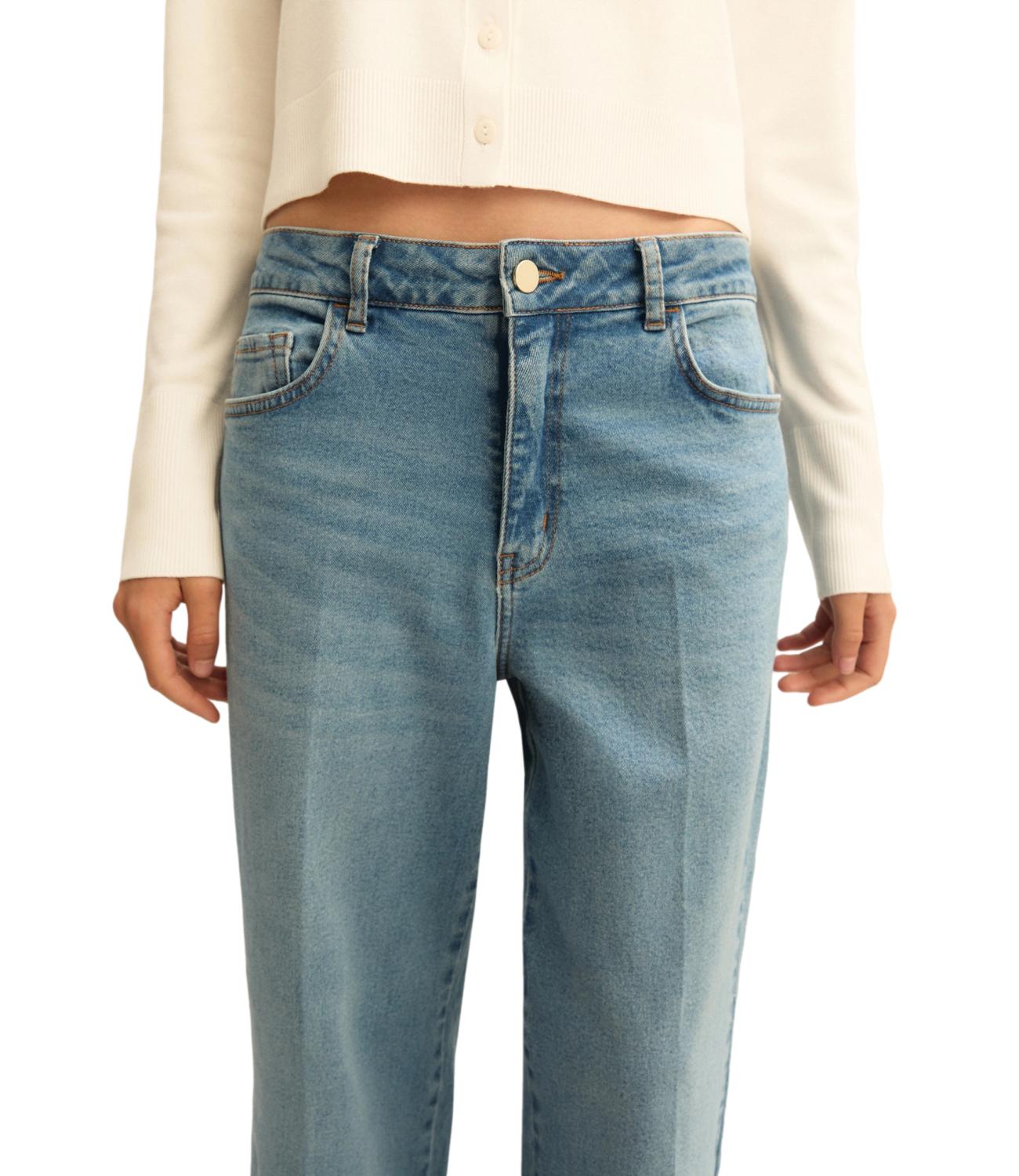 Emme Marella Jeans Emmcropped Blue Jeans Donna