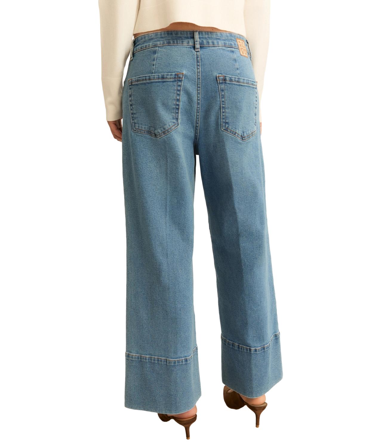 Emme Marella Jeans Emmcropped Blue Jeans Donna