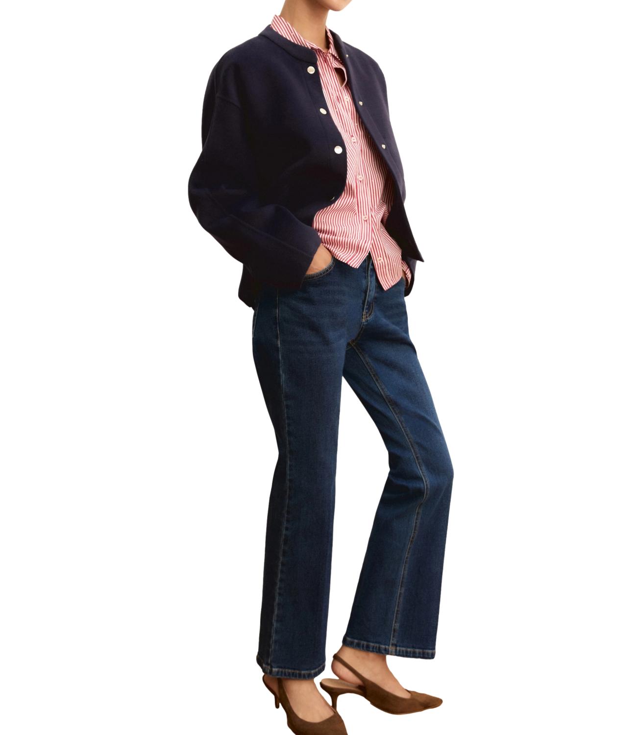 Emme Marella Jeans Emmslimflare Blu Scuro Donna