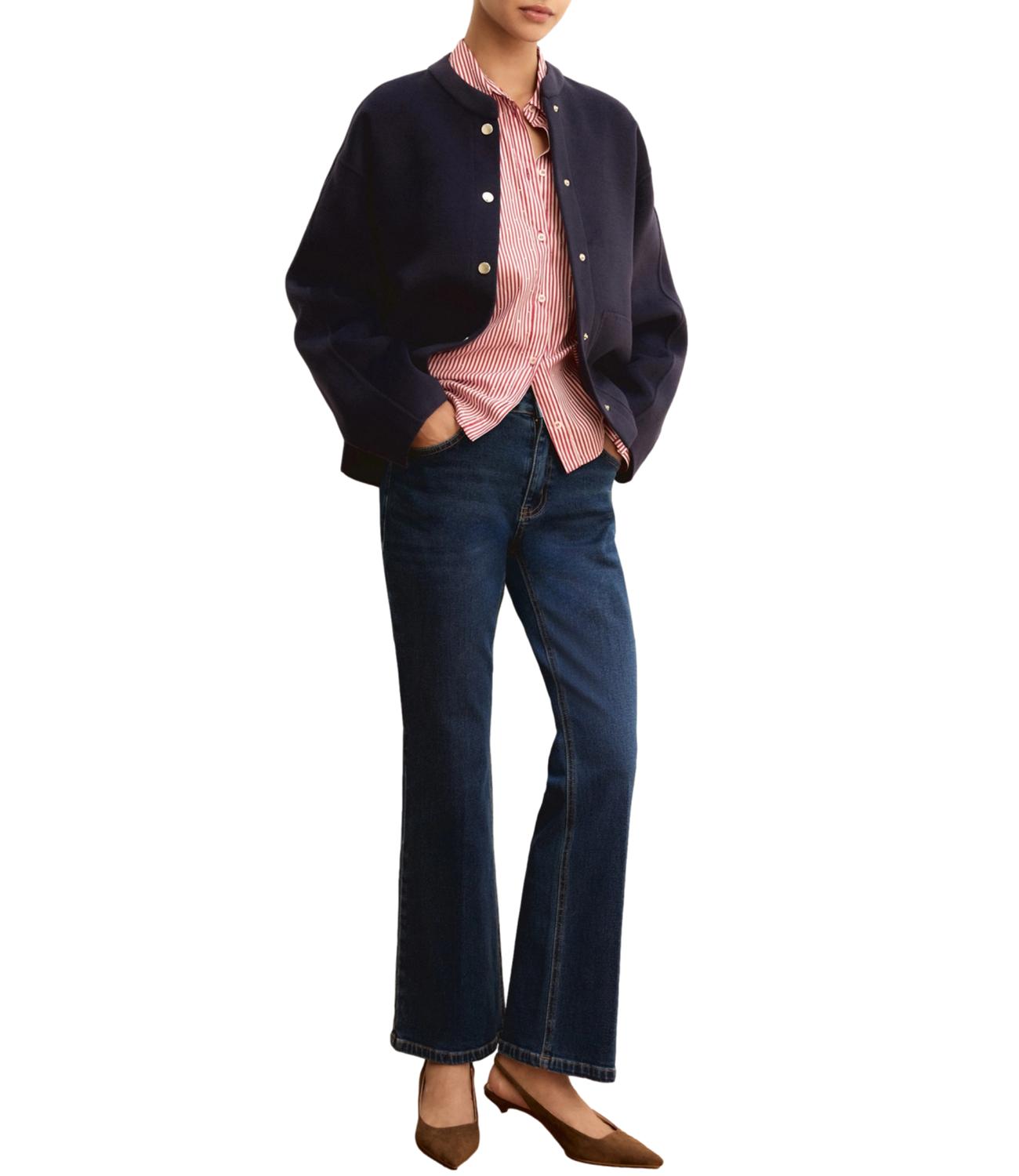 Emme Marella Jeans Emmslimflare Blu Scuro Donna