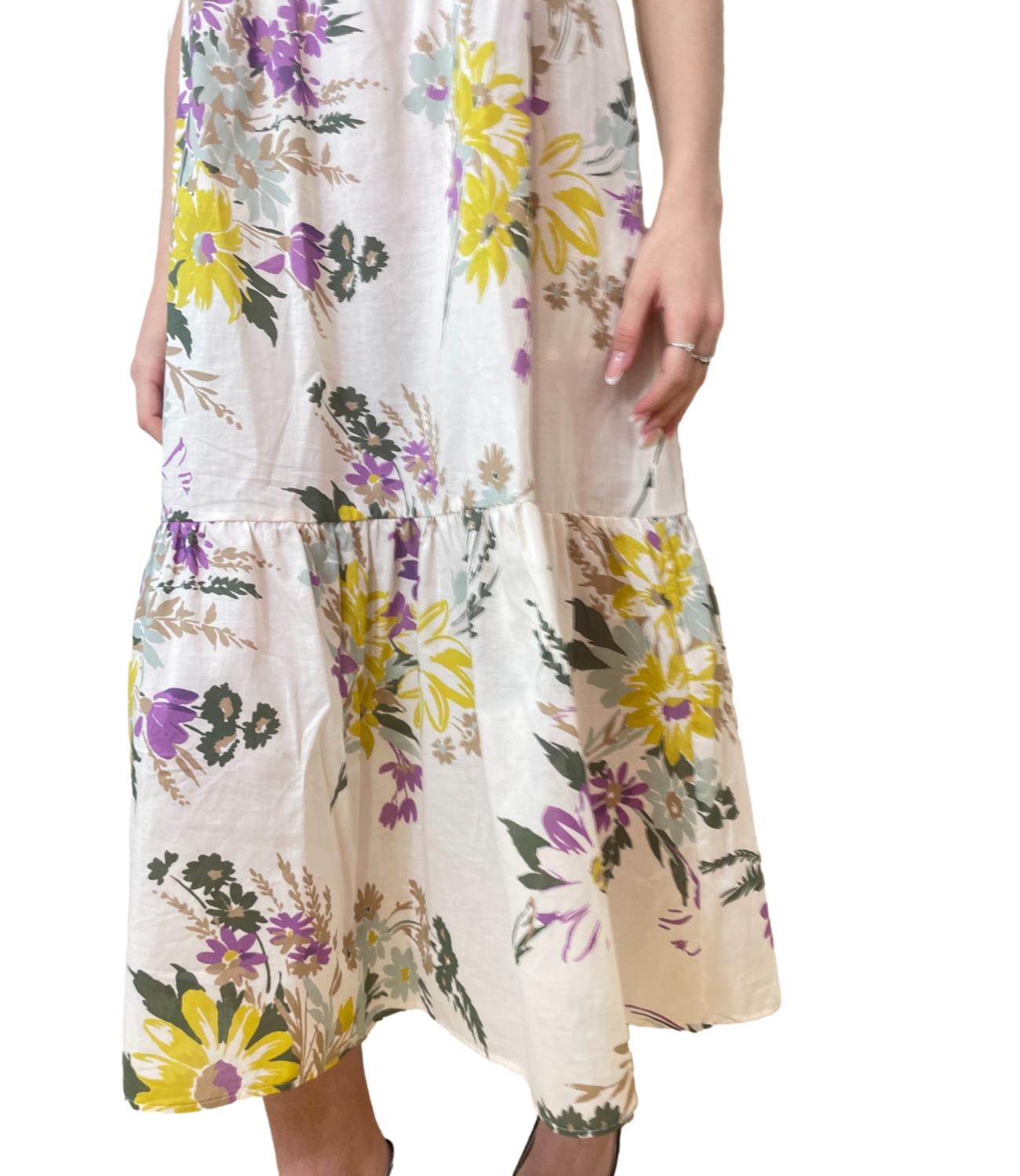 Emme Marella abito Emmtabarin bianco lana donna