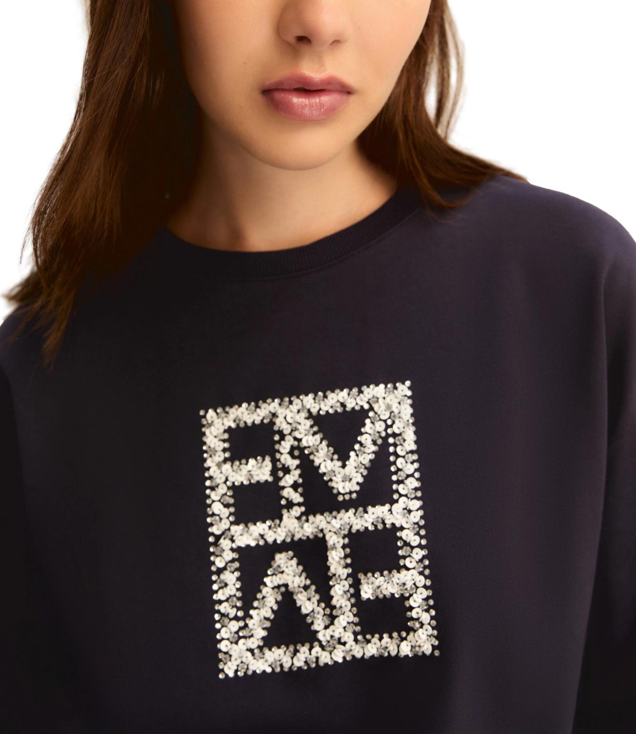 Emme Marella Felpa Emmarmony Blu Donna