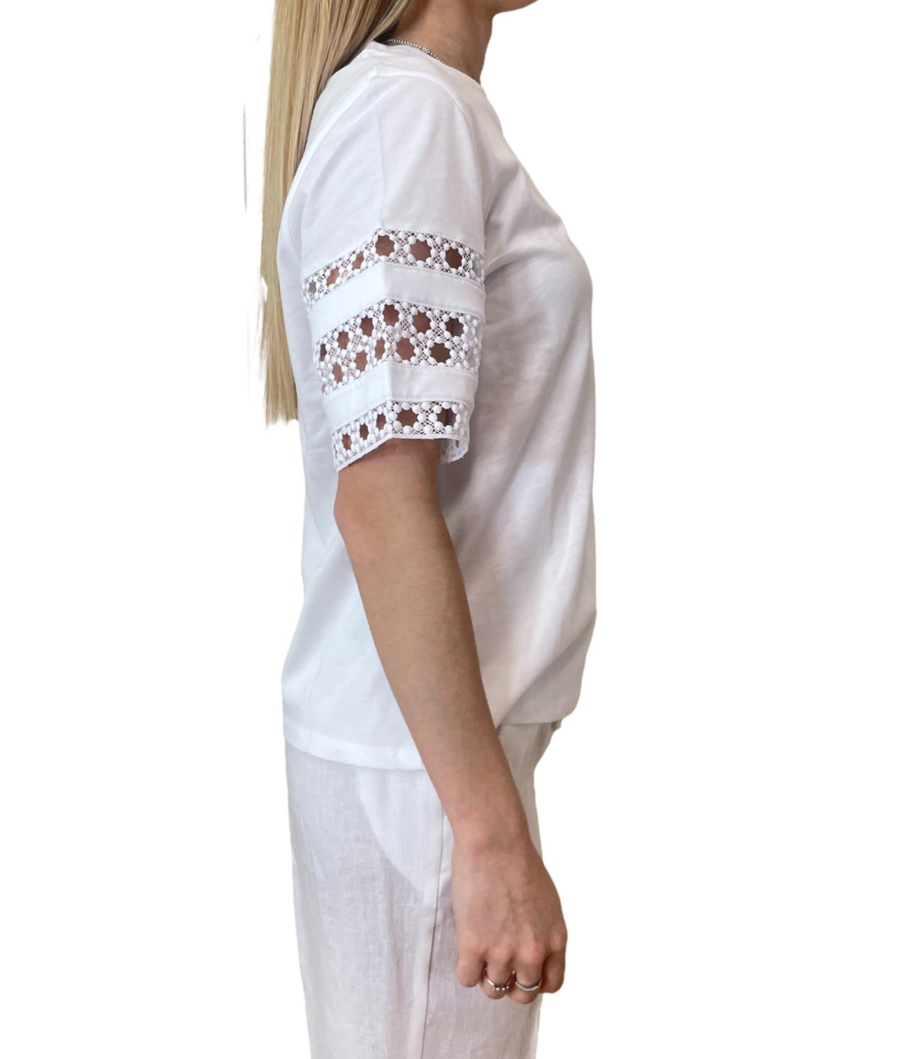 Emme Marella t-shier Emmape bianco ottico donna