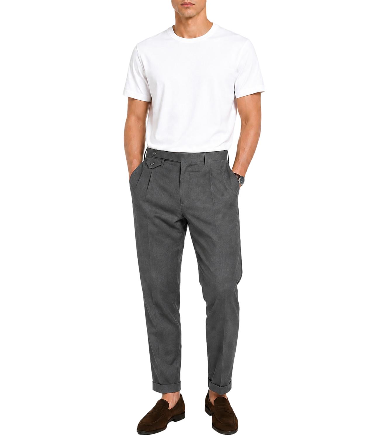 Pantalone Uomo Marrone in Frescolana - Fellini