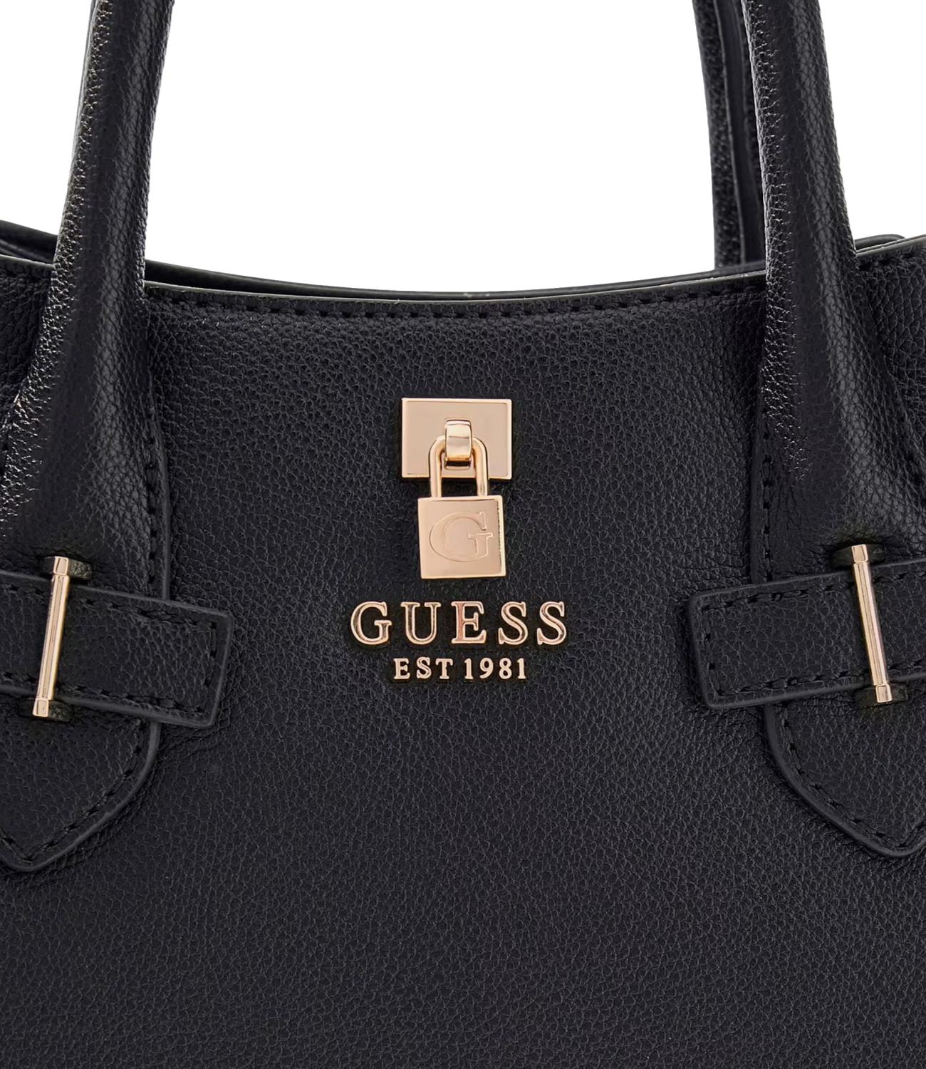 GUESS borsa Yesba Girlfriend Satchel nera donna