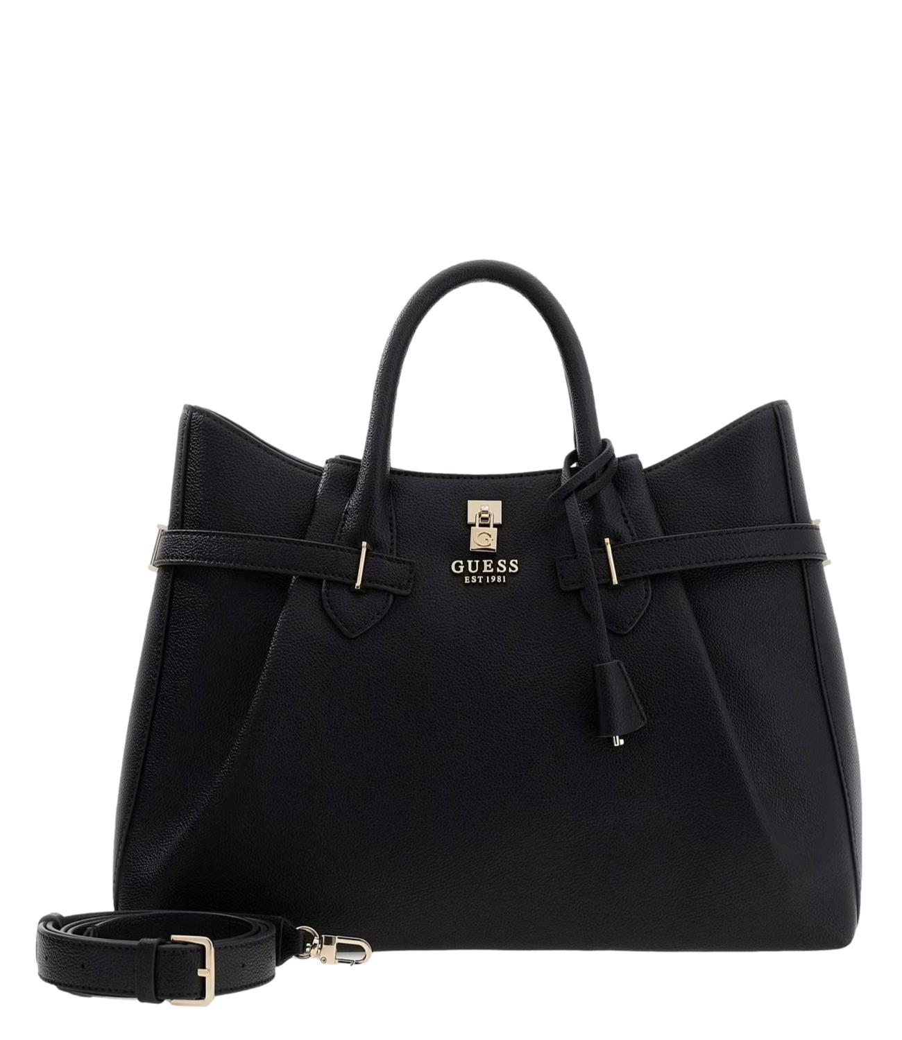GUESS borsa Yesba Girlfriend Satchel nera donna