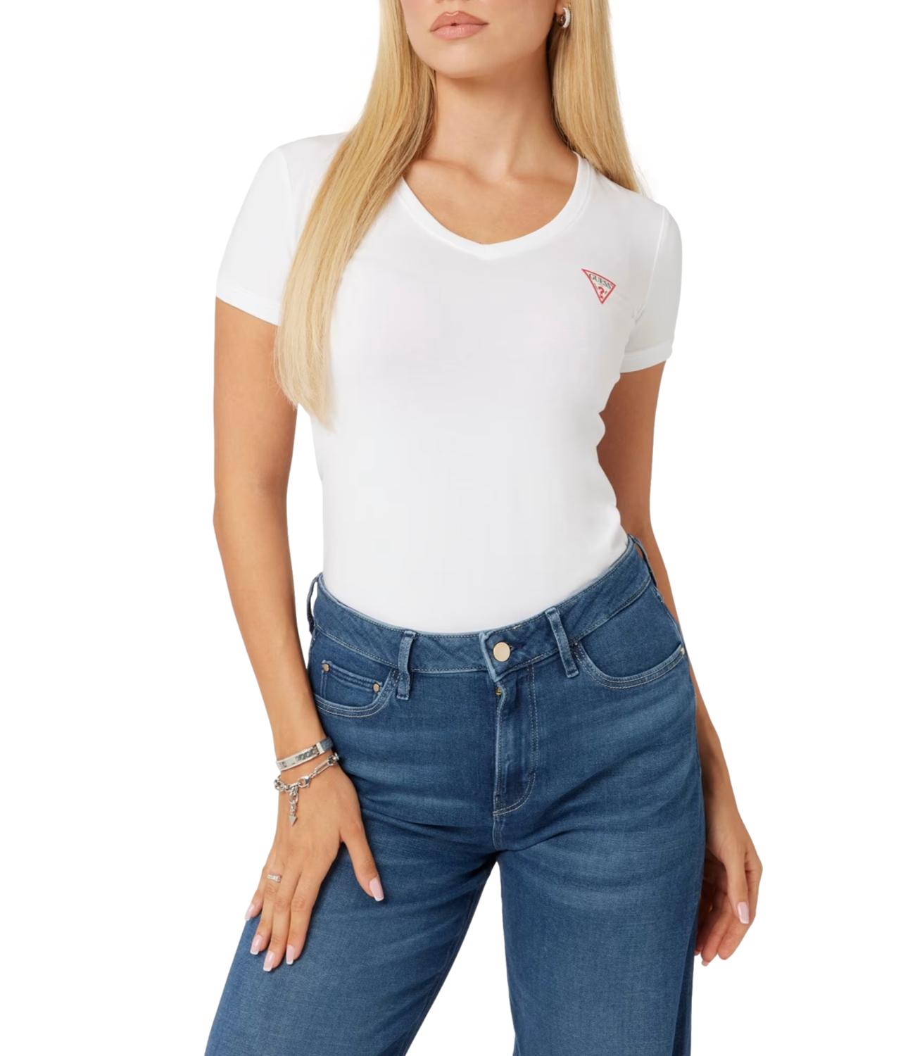 Guess T-shirt Bianco Donna