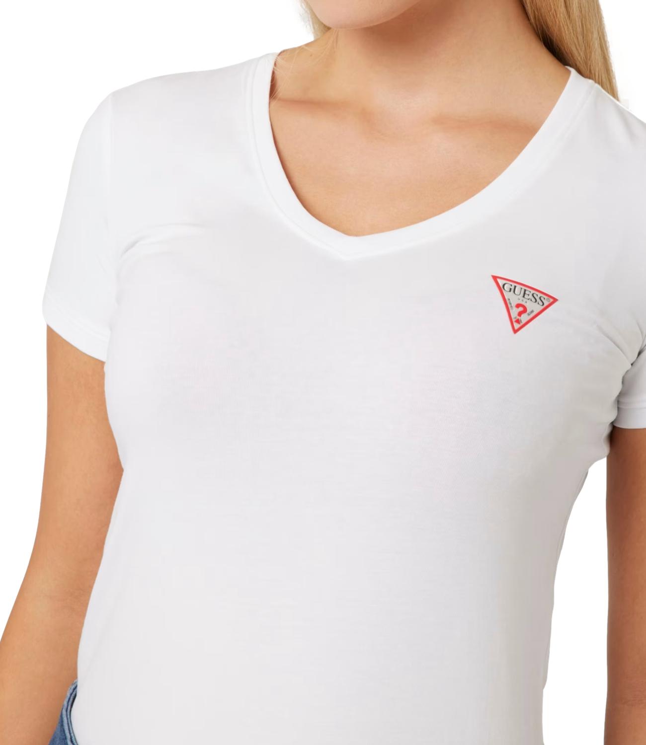 Guess T-shirt Bianco Donna