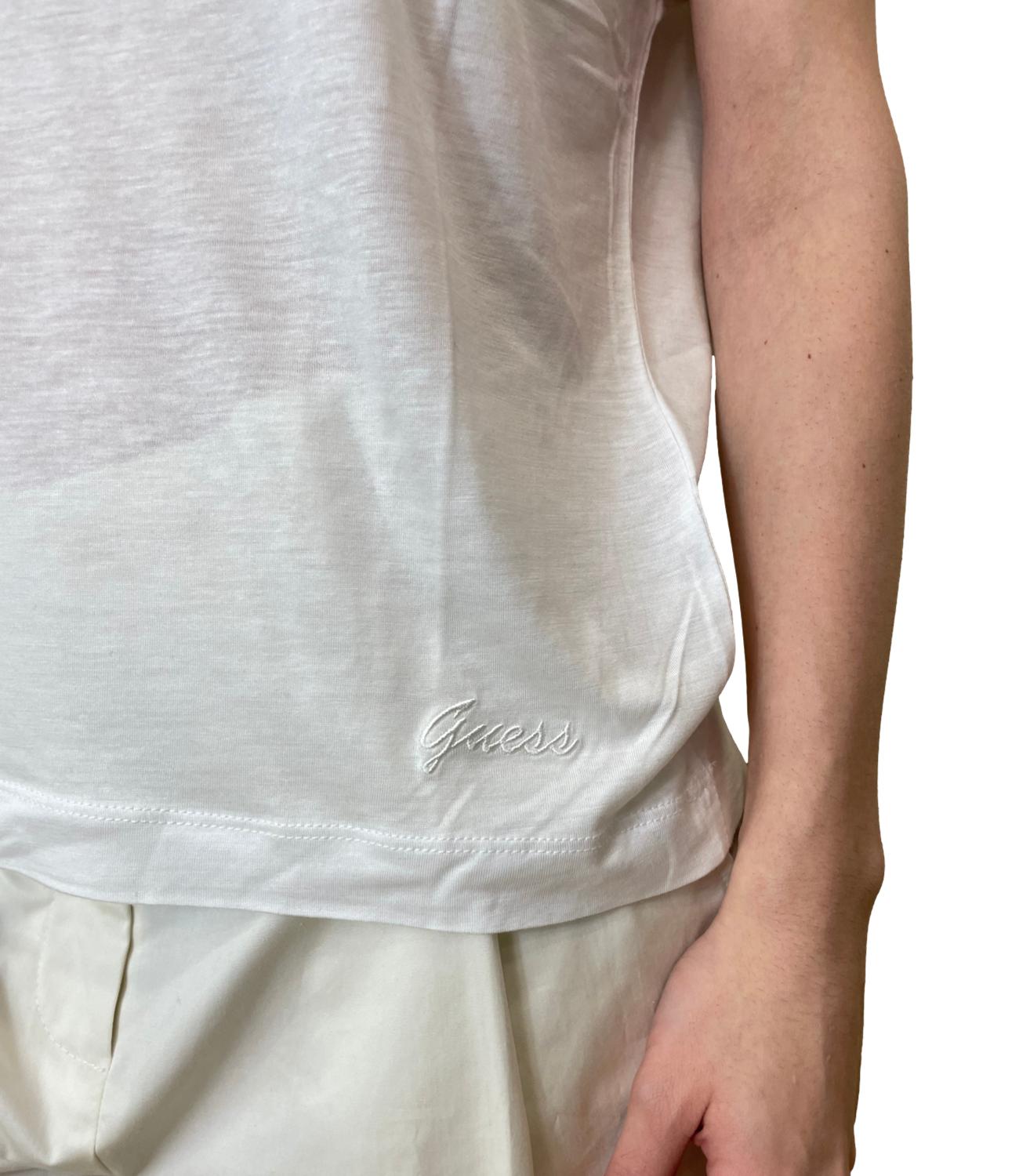 Guess Maglia Pure White Donna