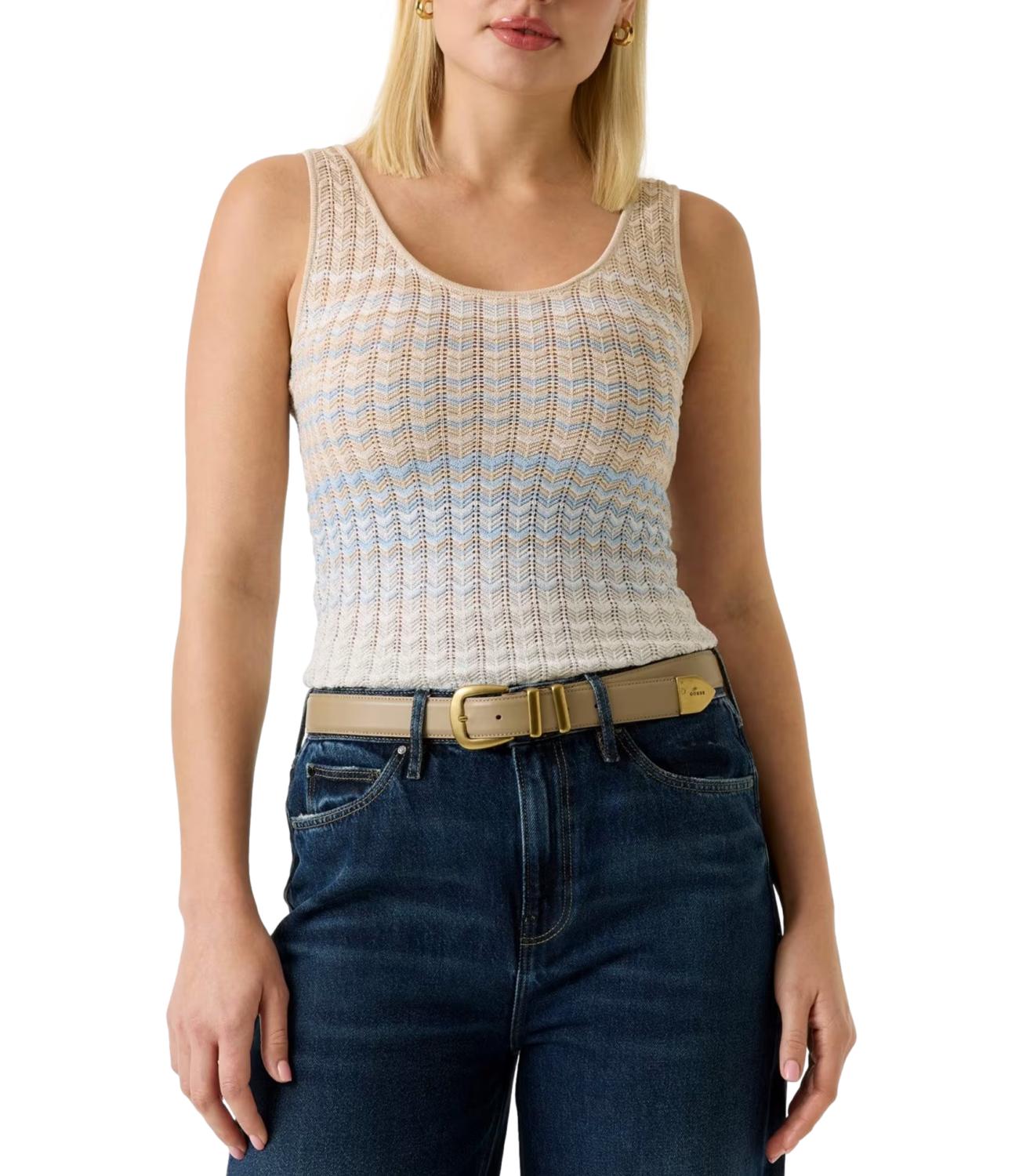 Guess Top in maglia beige donna