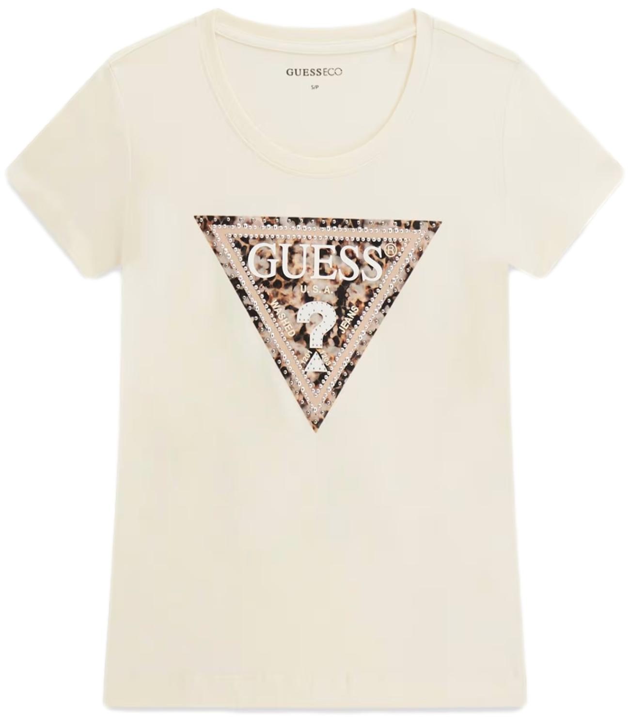 Guess T-shirt Pearl White Donna