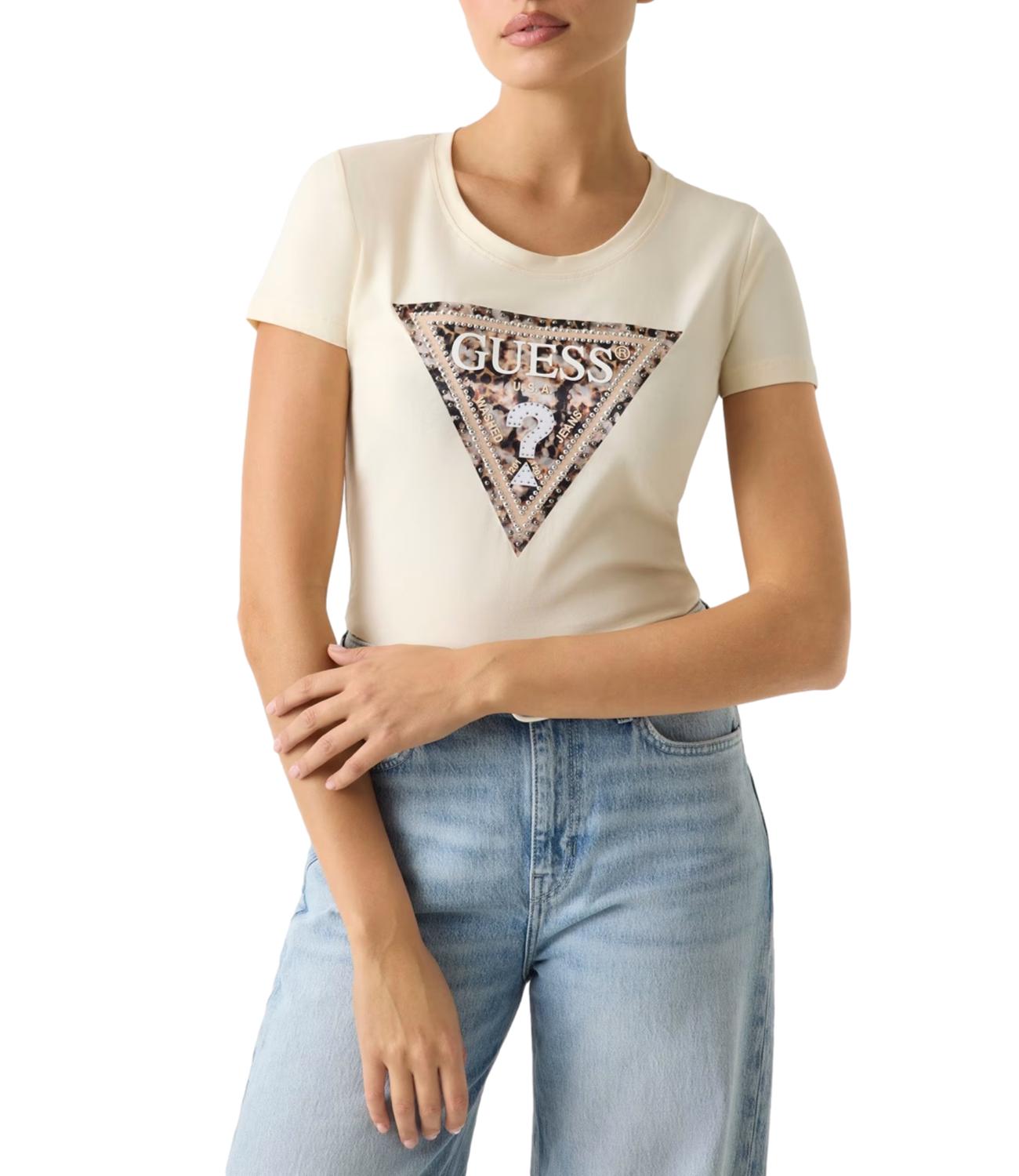 Guess T-shirt Pearl White Donna