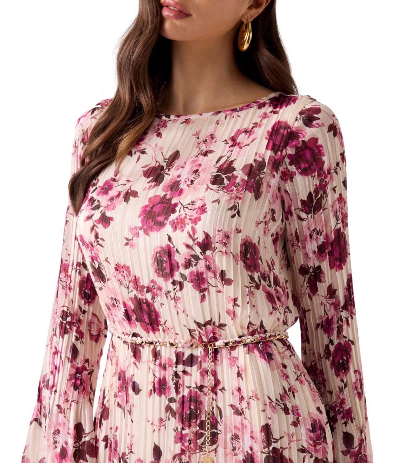 Guess Abito Blossom Rosa Donna
