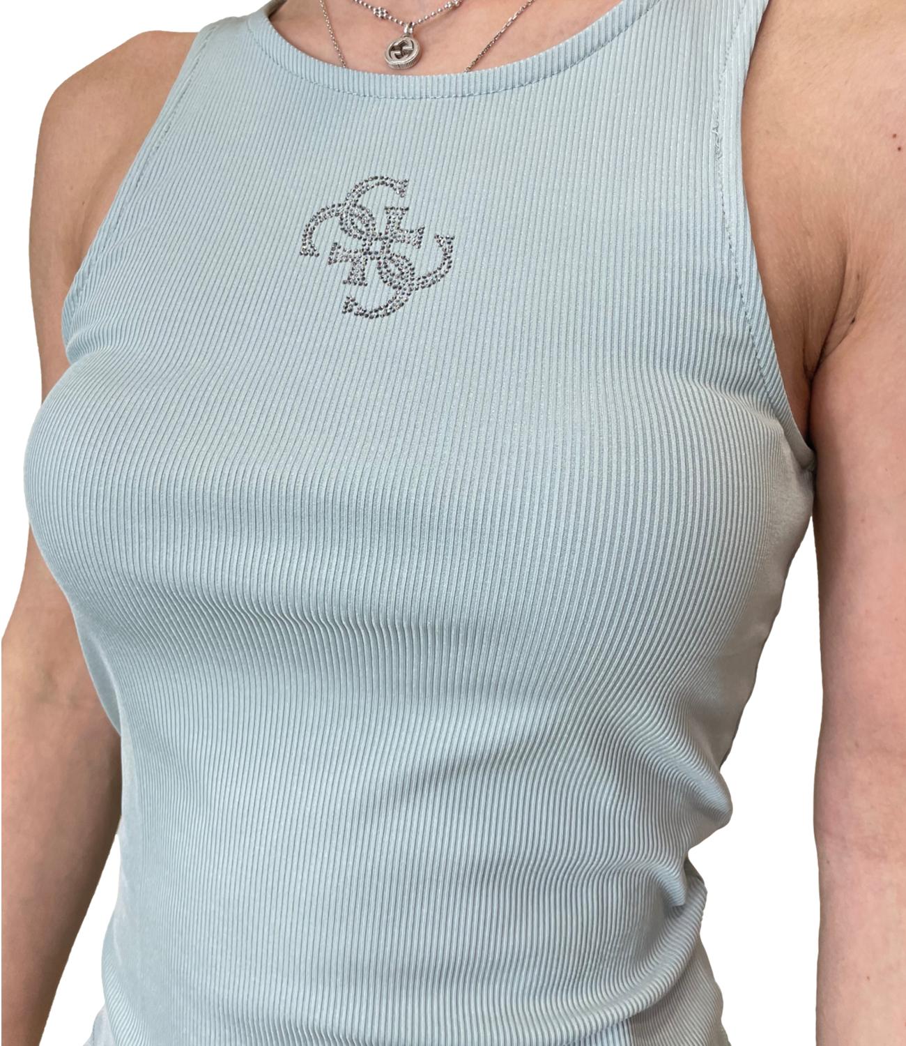 Guess Maglia Top Matcha Dust Donna