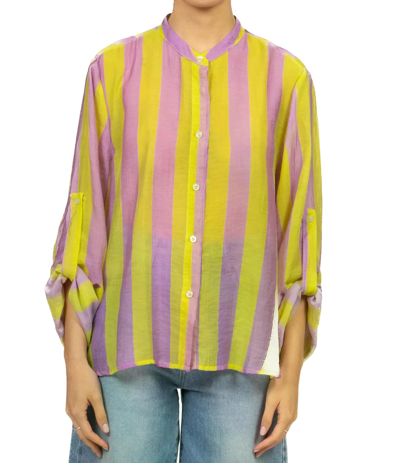 Have One Camicia Lilla/Lime Donna