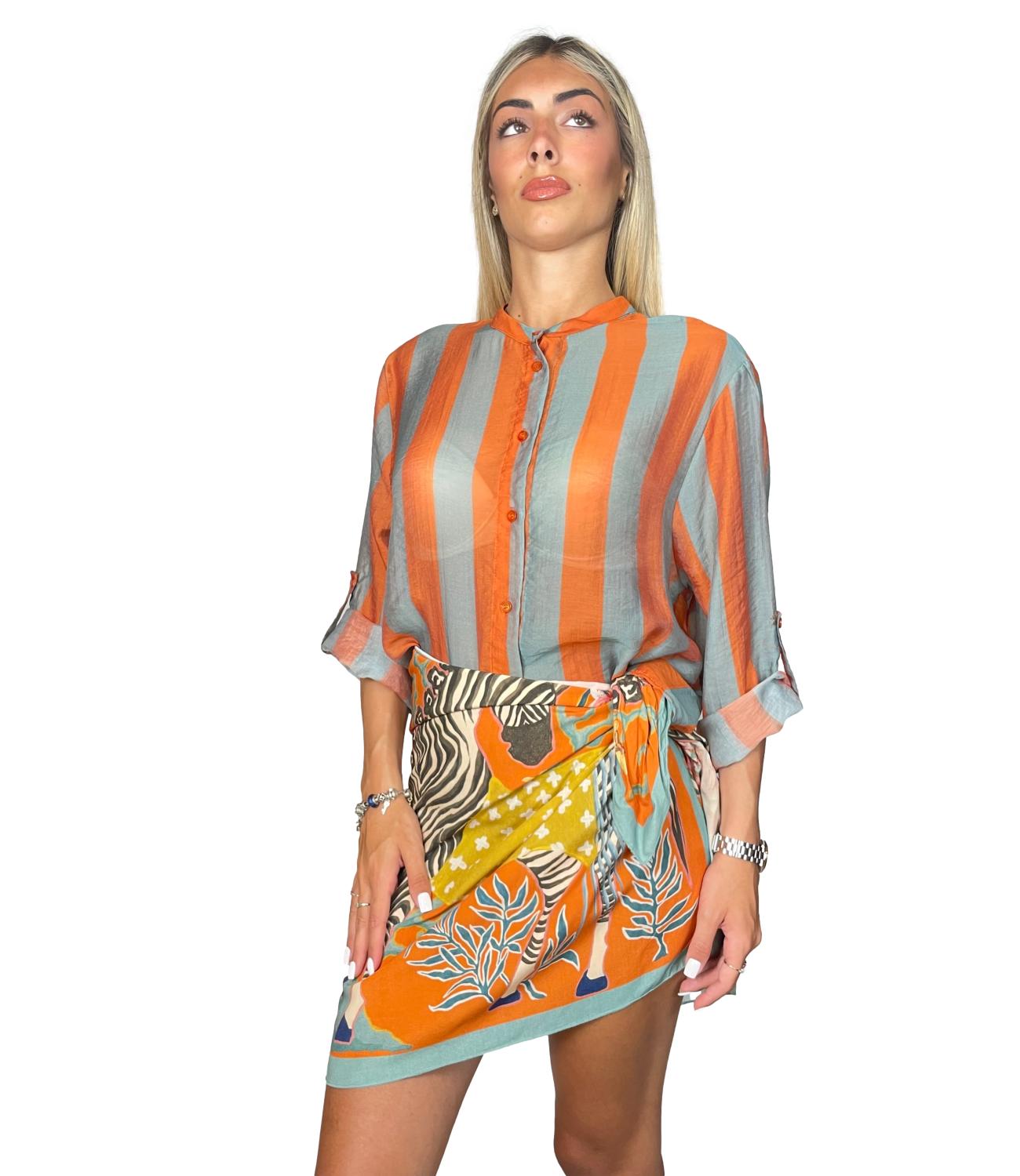 Have One Camicia Carta da zucchero/Cuoio Donna