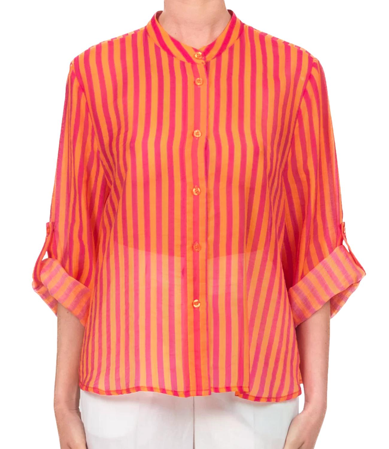 Have One Camicia Arancio/Fuxia Donna