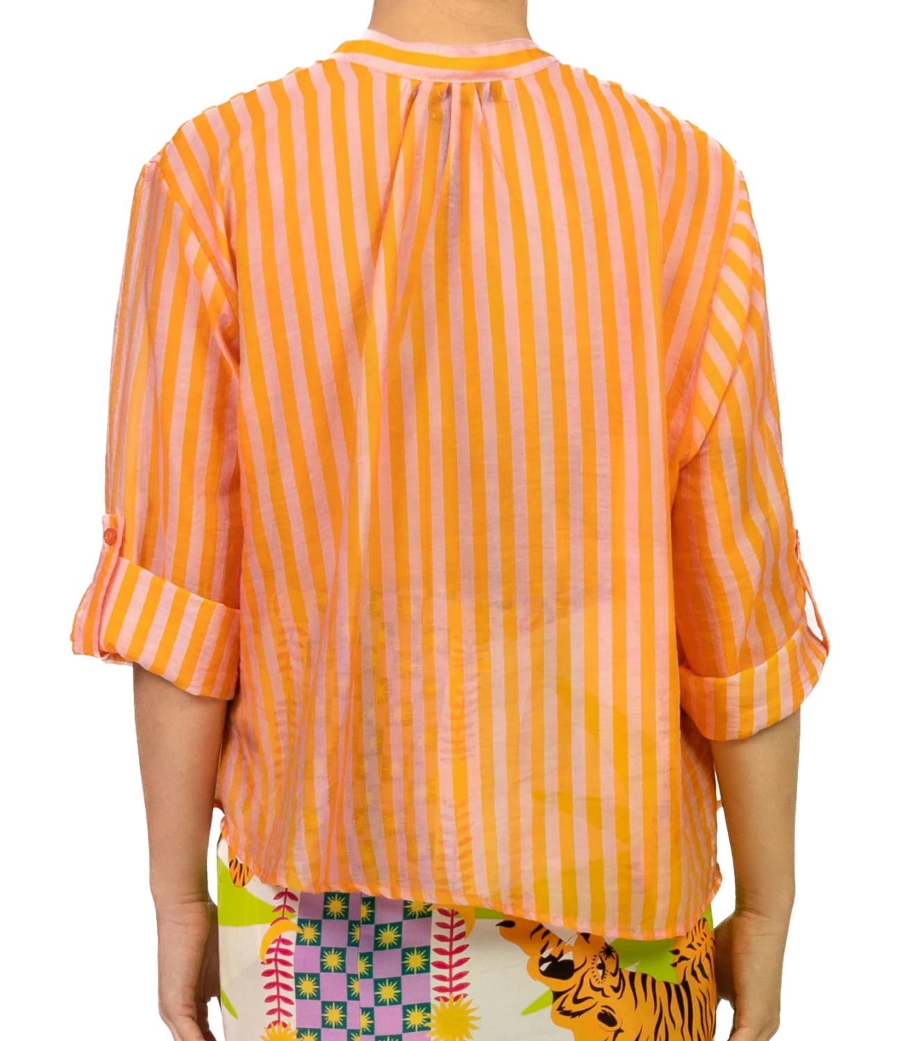 Have One Camicia Arancio/Rosa Donna