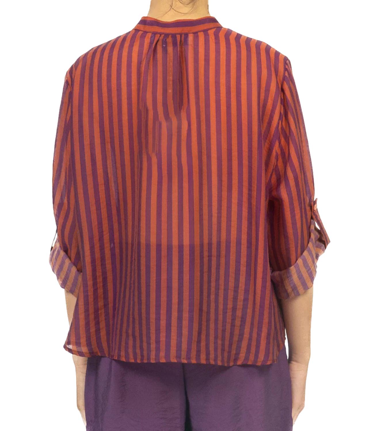 Have One Camicia Arancio/Viola Donna