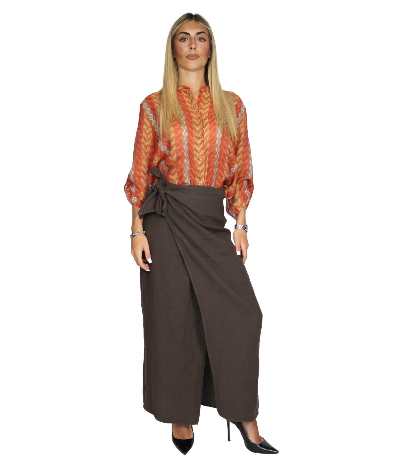 Have One Camicia Tabacco Donna