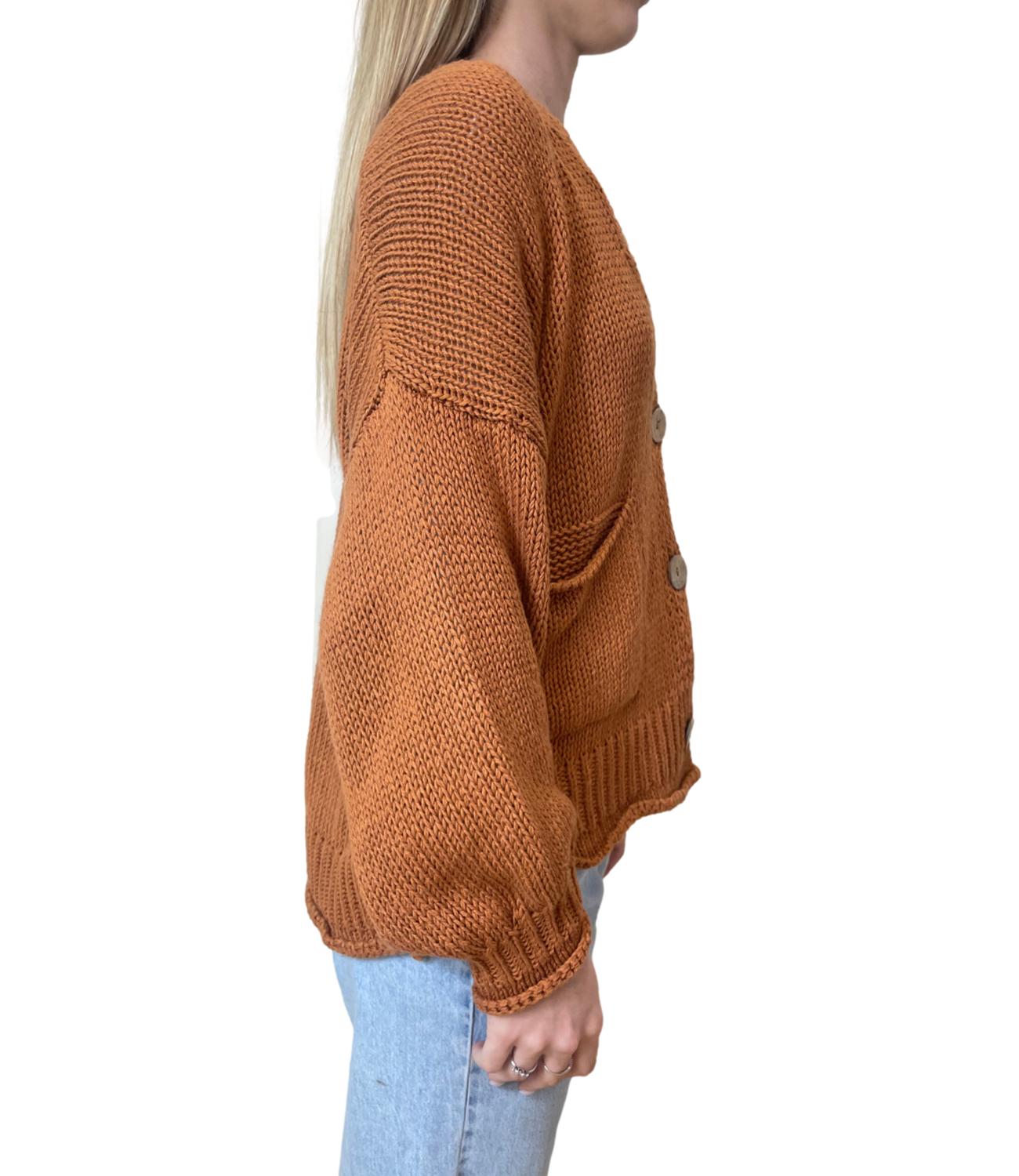 Have One Cardigan Over Tabacco Donna