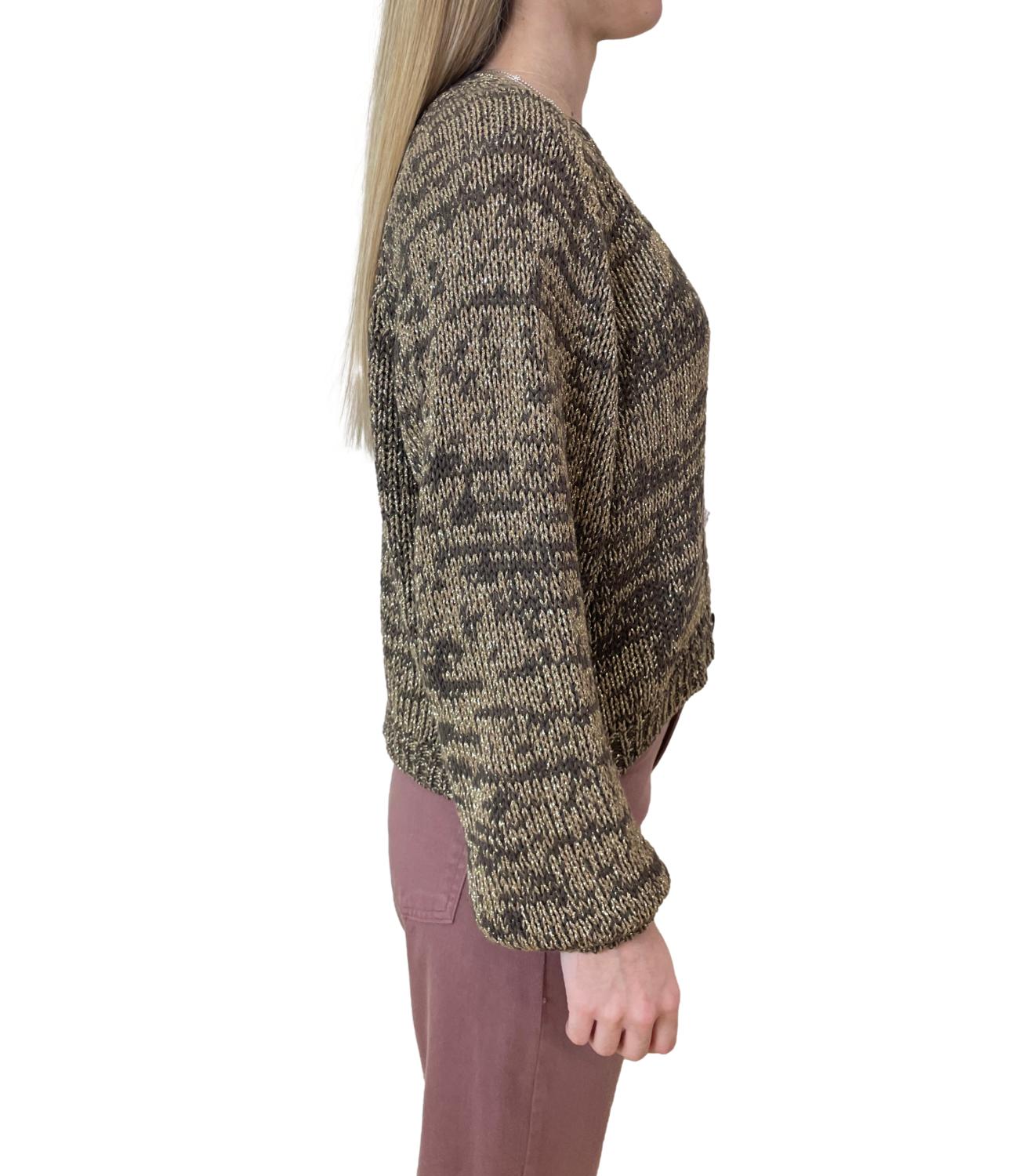 Have One Cardigan Lurex Moro Donna