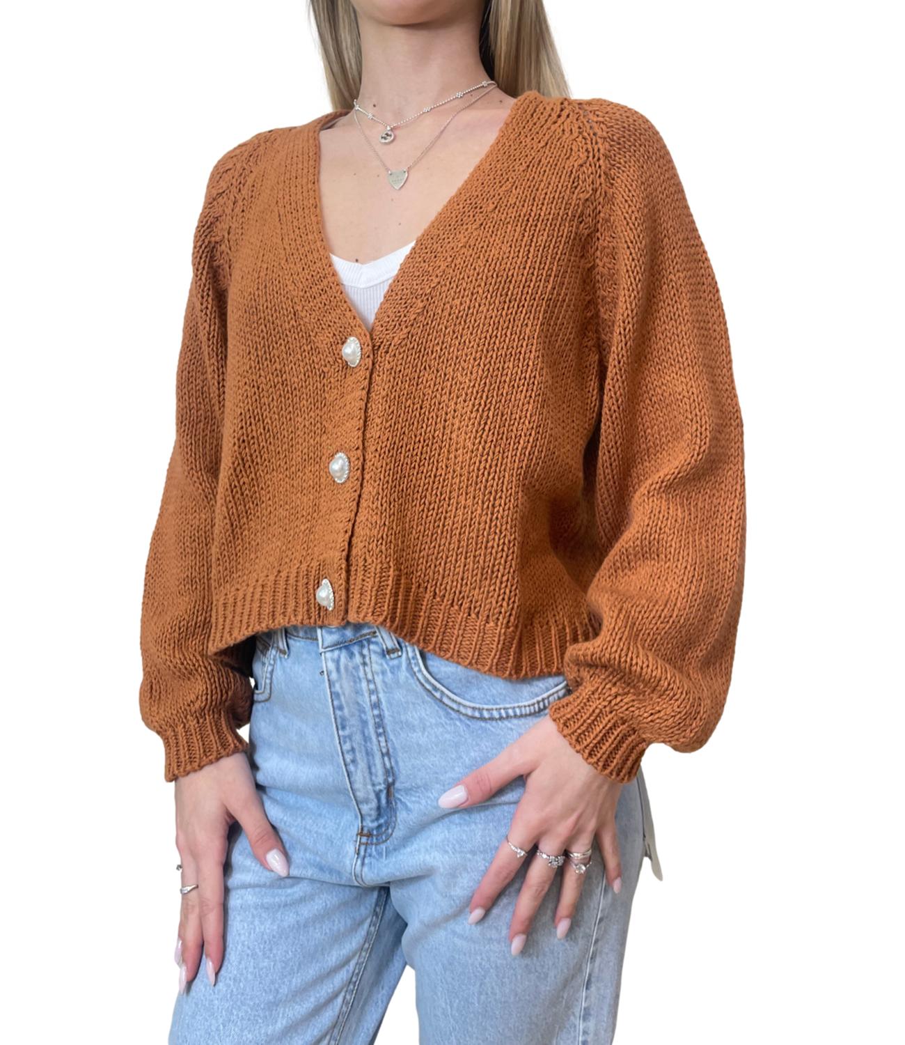 Have One Cardigan Tabacco Donna