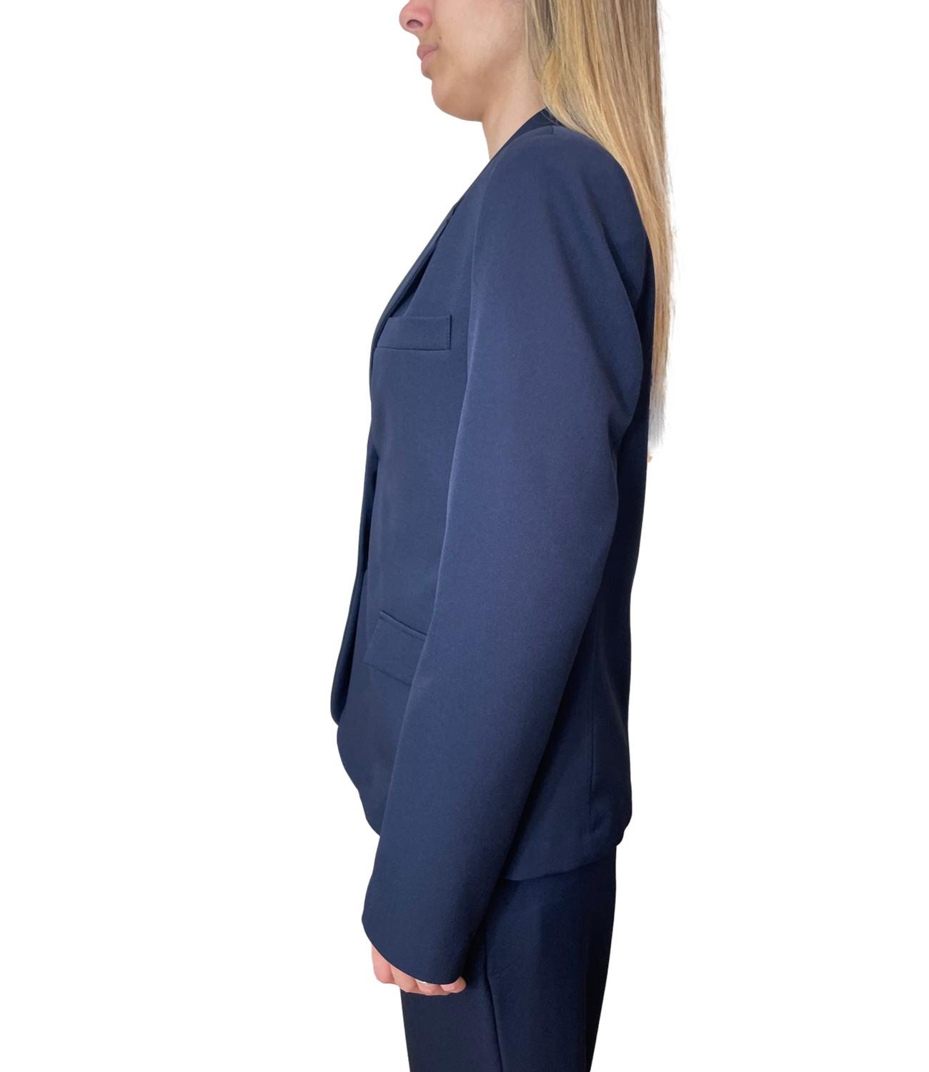 Have One Giacca Basica Blu Donna
