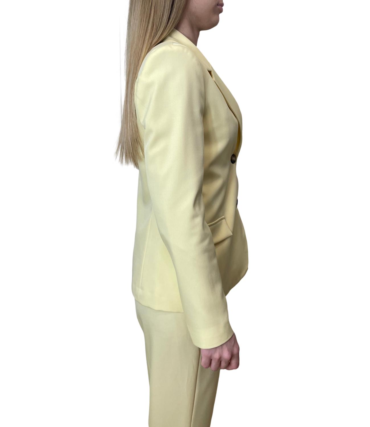 Have One Giacca Basica Giallo Donna