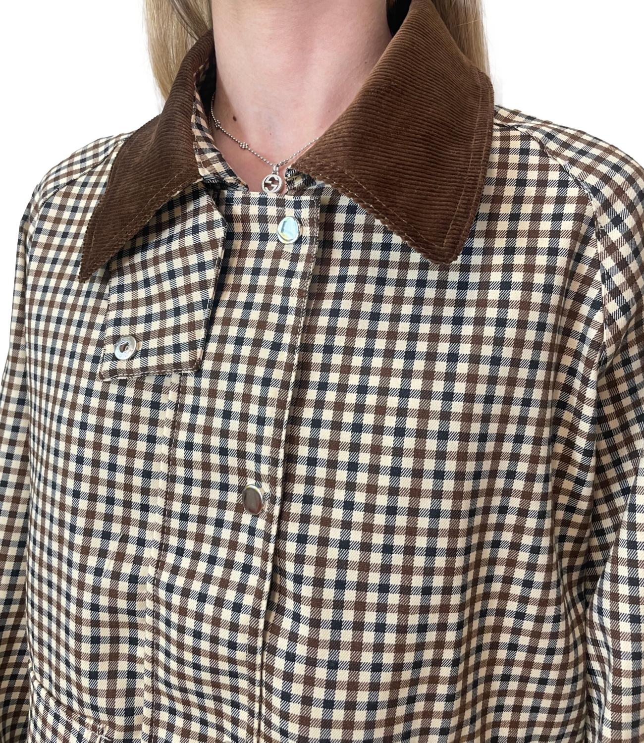 Have One Giacca Quadro Moro Donna