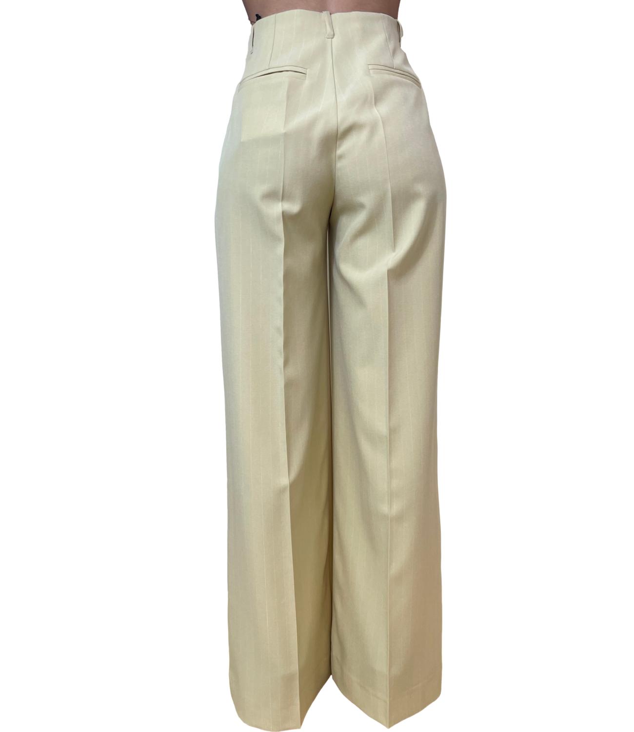 Have One Pantalone Palazzo Giallo Donna