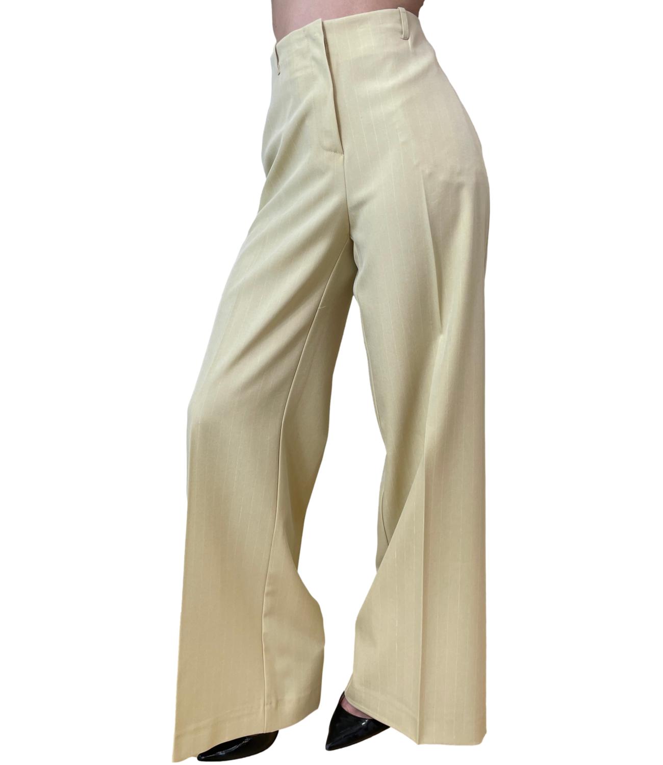 Have One Pantalone Palazzo Giallo Donna