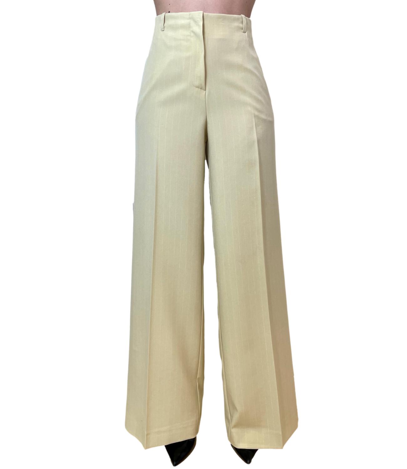 Have One Pantalone Palazzo Giallo Donna