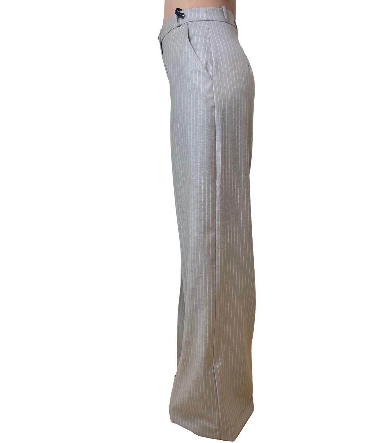 Have One Pantalone Gessato Moro Donna