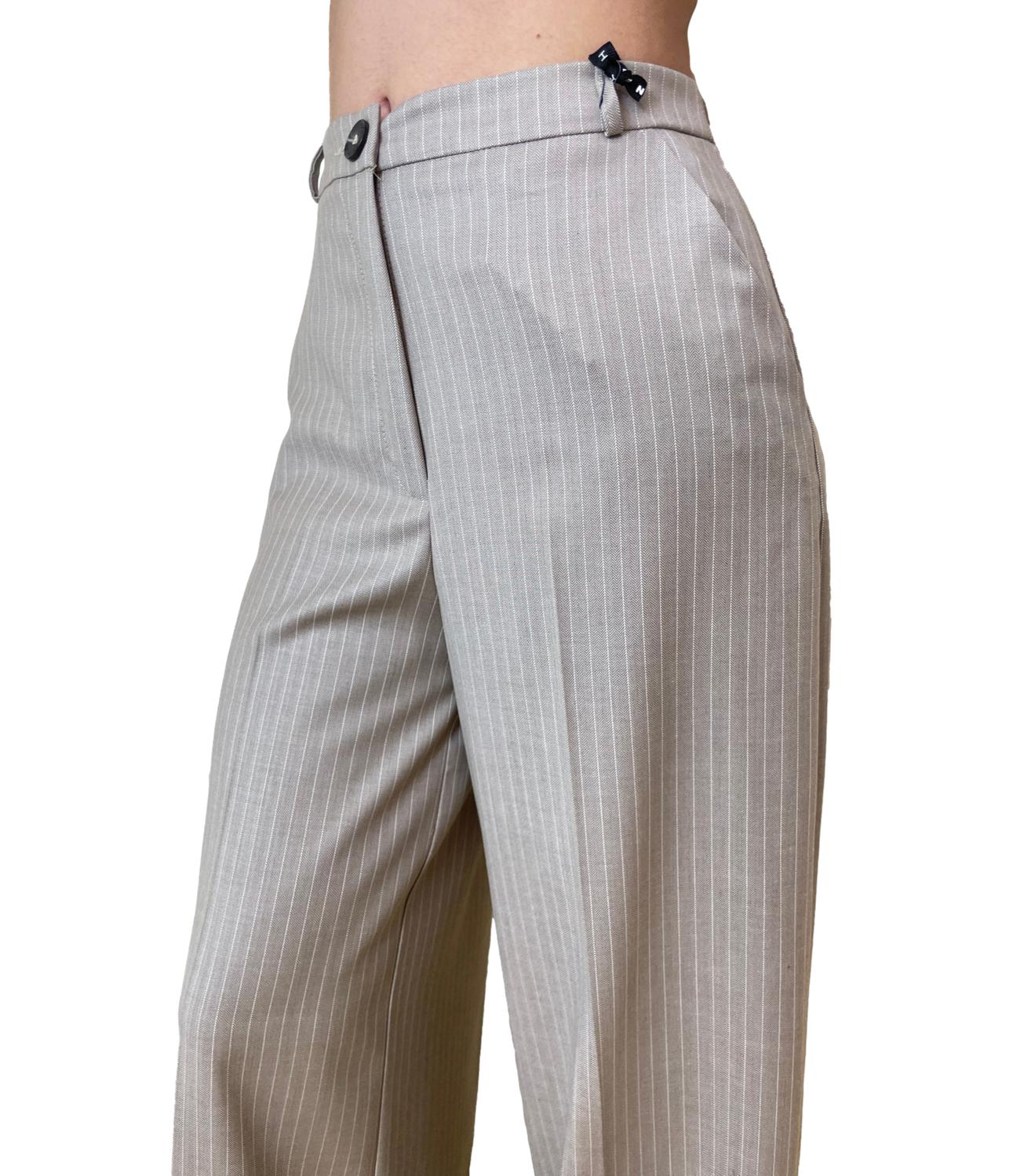 Have One Pantalone Gessato Moro Donna