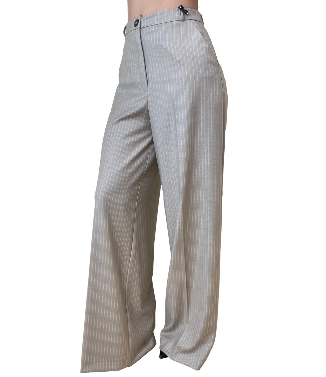 Have One Pantalone Gessato Moro Donna