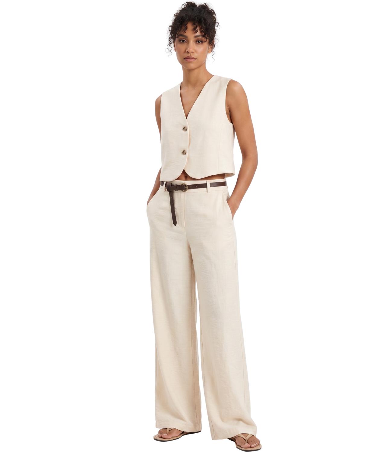 Have One Pantalone Beige Donna