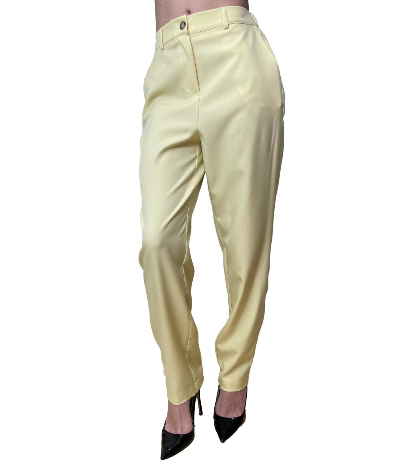Have One Pantalone Sigaretta Giallo Donna