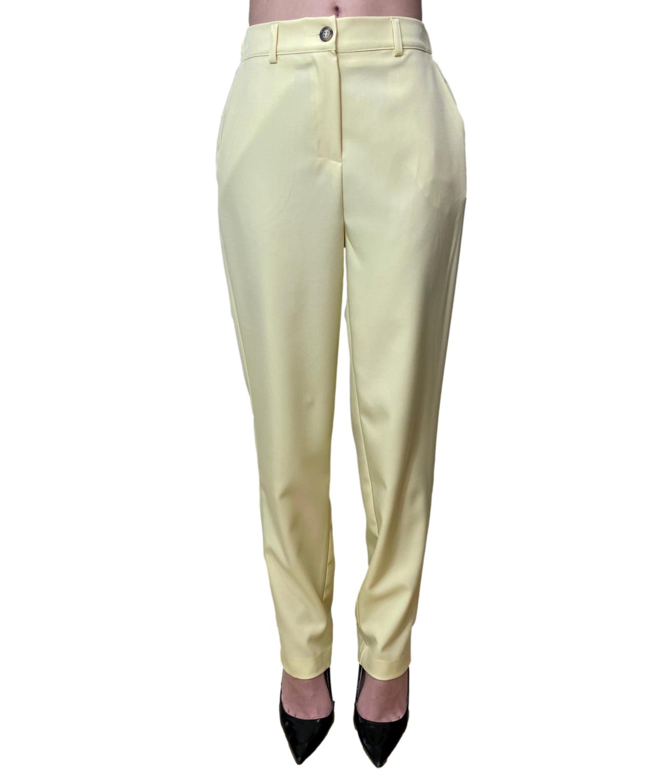 Have One Pantalone Sigaretta Giallo Donna
