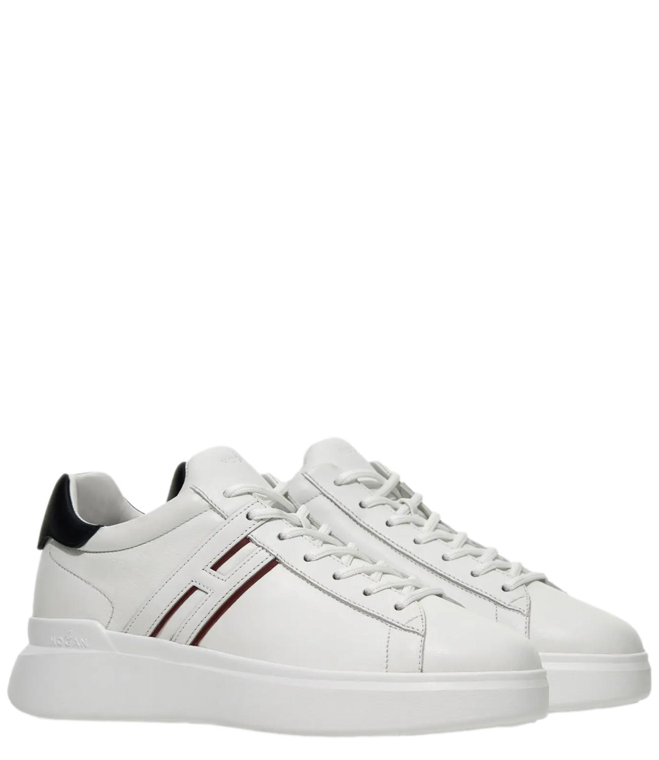 Sneakers Hogan H580 Allacciato H Profilo bianca