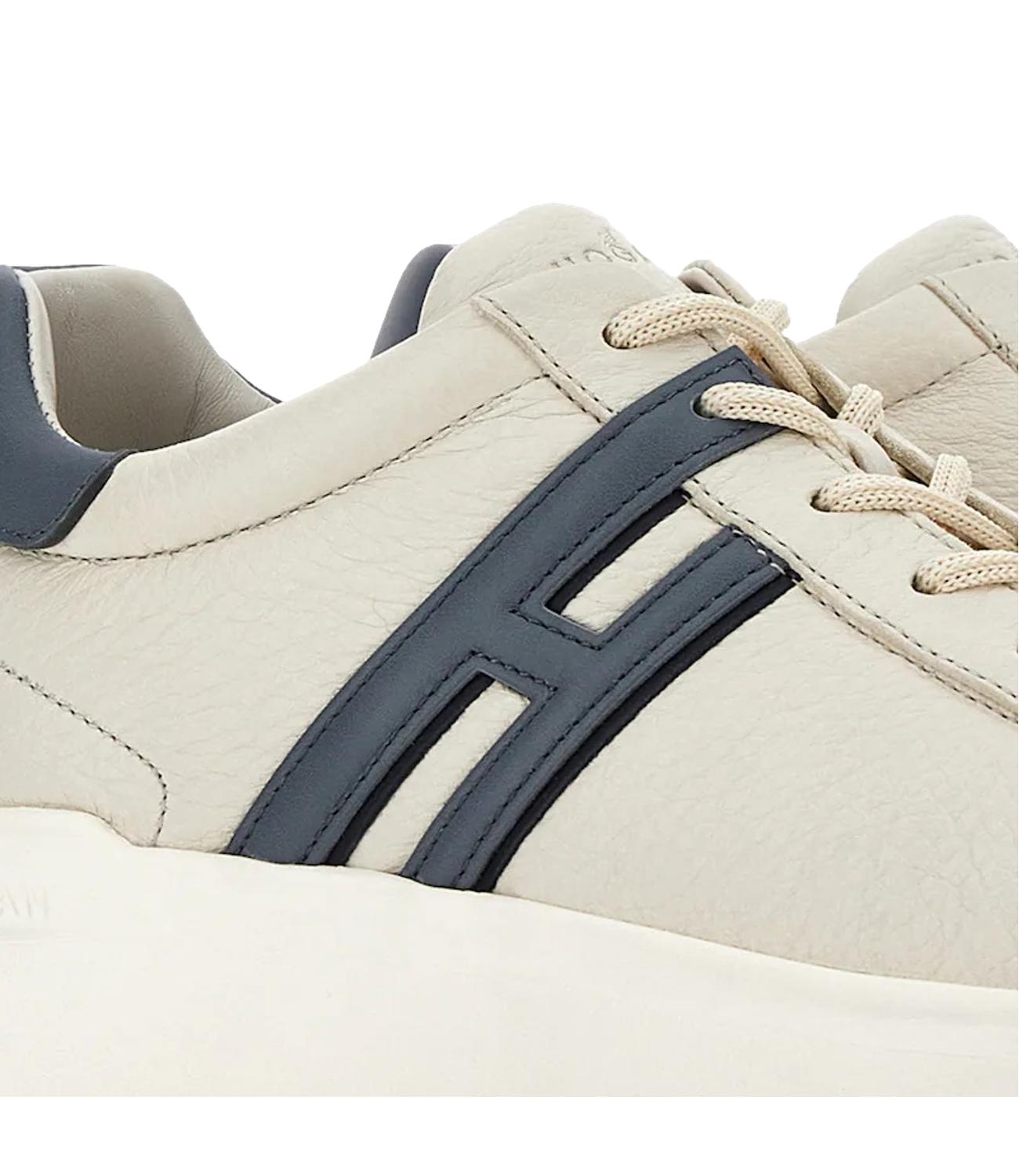 Sneakers Hogan H580 Allacciato H Profilo gesso