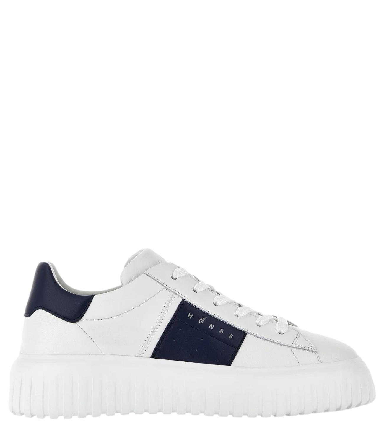 Sneakers Hogan bianca H-Stripes Allacciato Banda