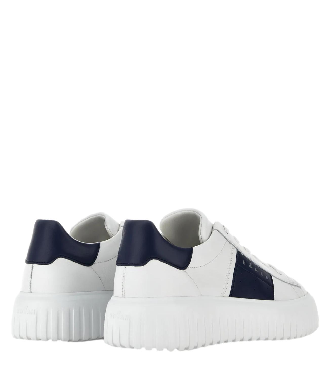 Sneakers Hogan bianca H-Stripes Allacciato Banda