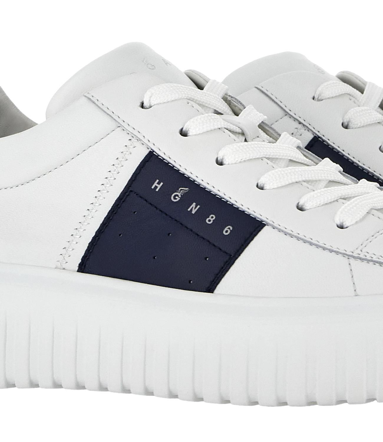 Sneakers Hogan bianca H-Stripes Allacciato Banda