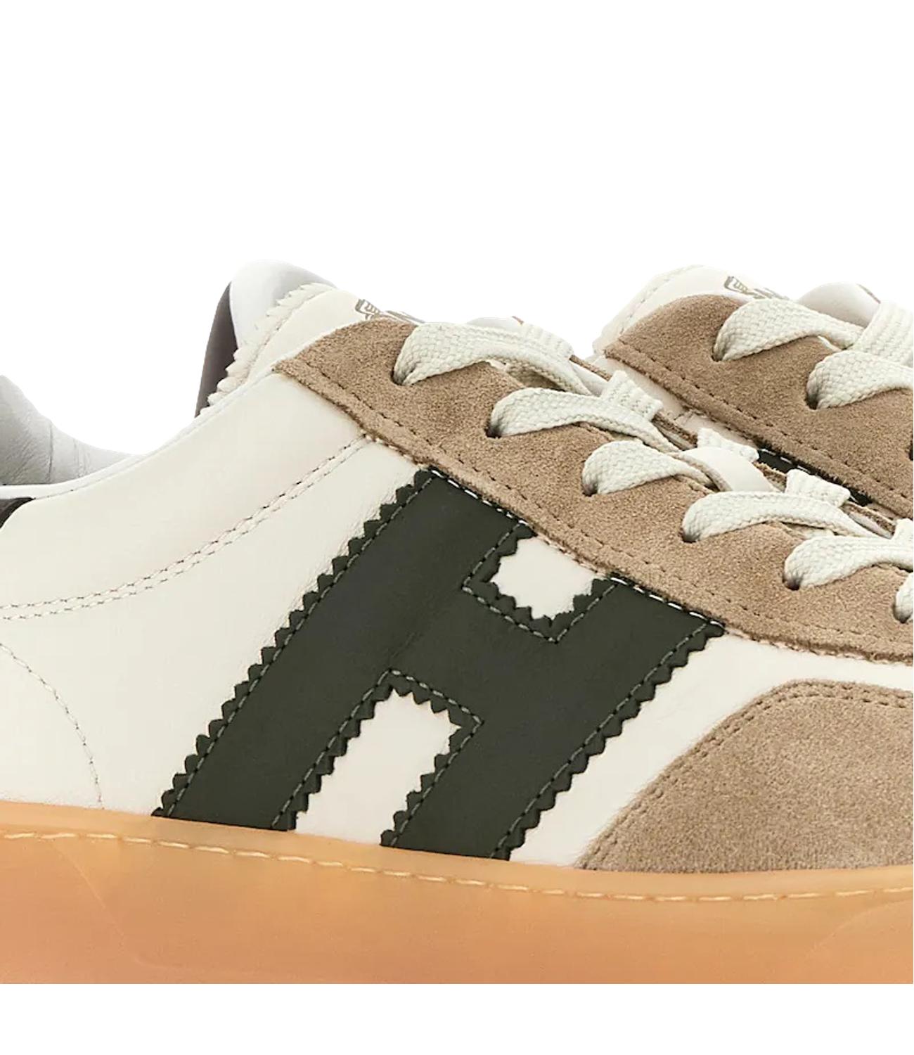 Sneakers Hogan Cool verde marrone