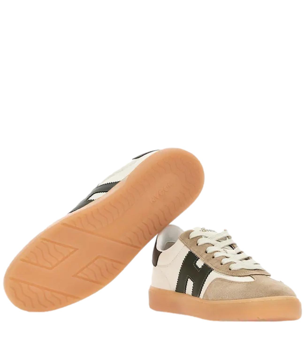 Sneakers Hogan Cool verde marrone