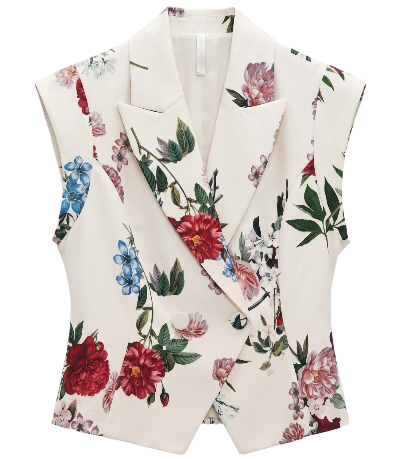 Imperial Gilet Panna/Bordeaux Donna
