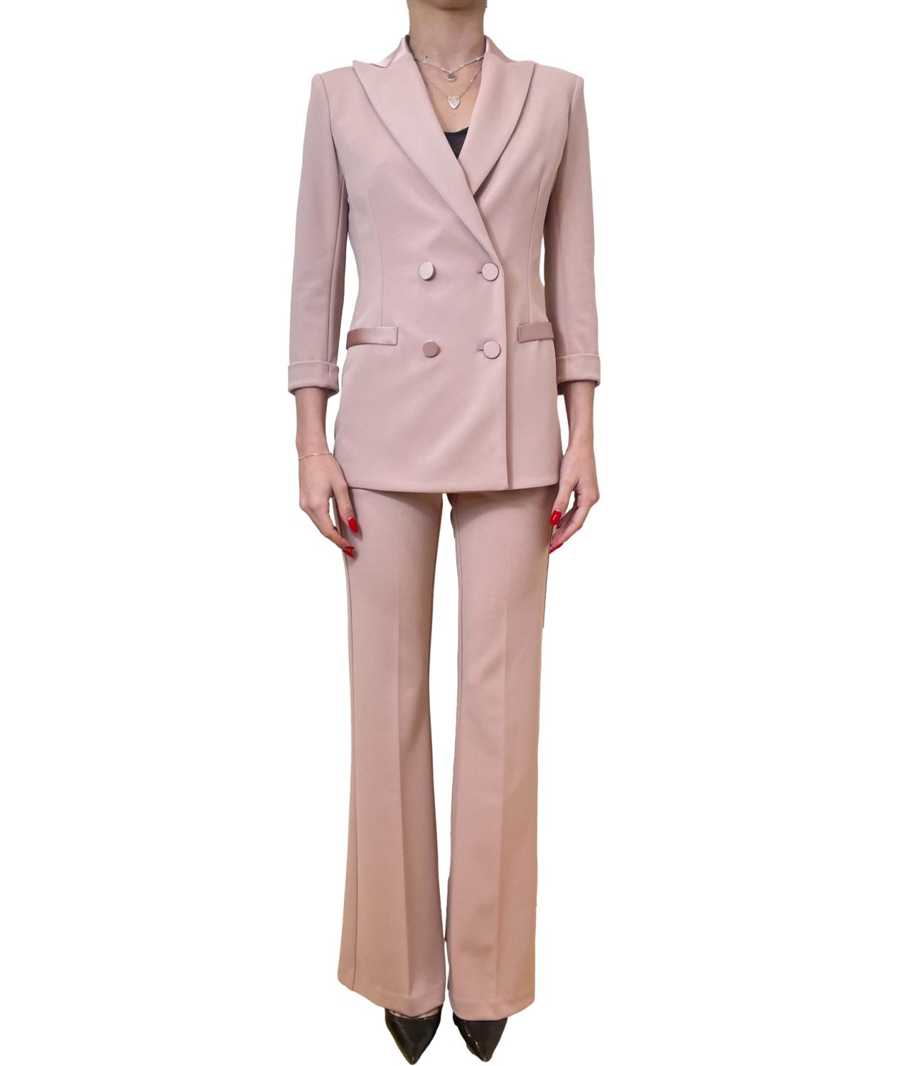 Imperial Giacca Doppiopetto Cipria Donna