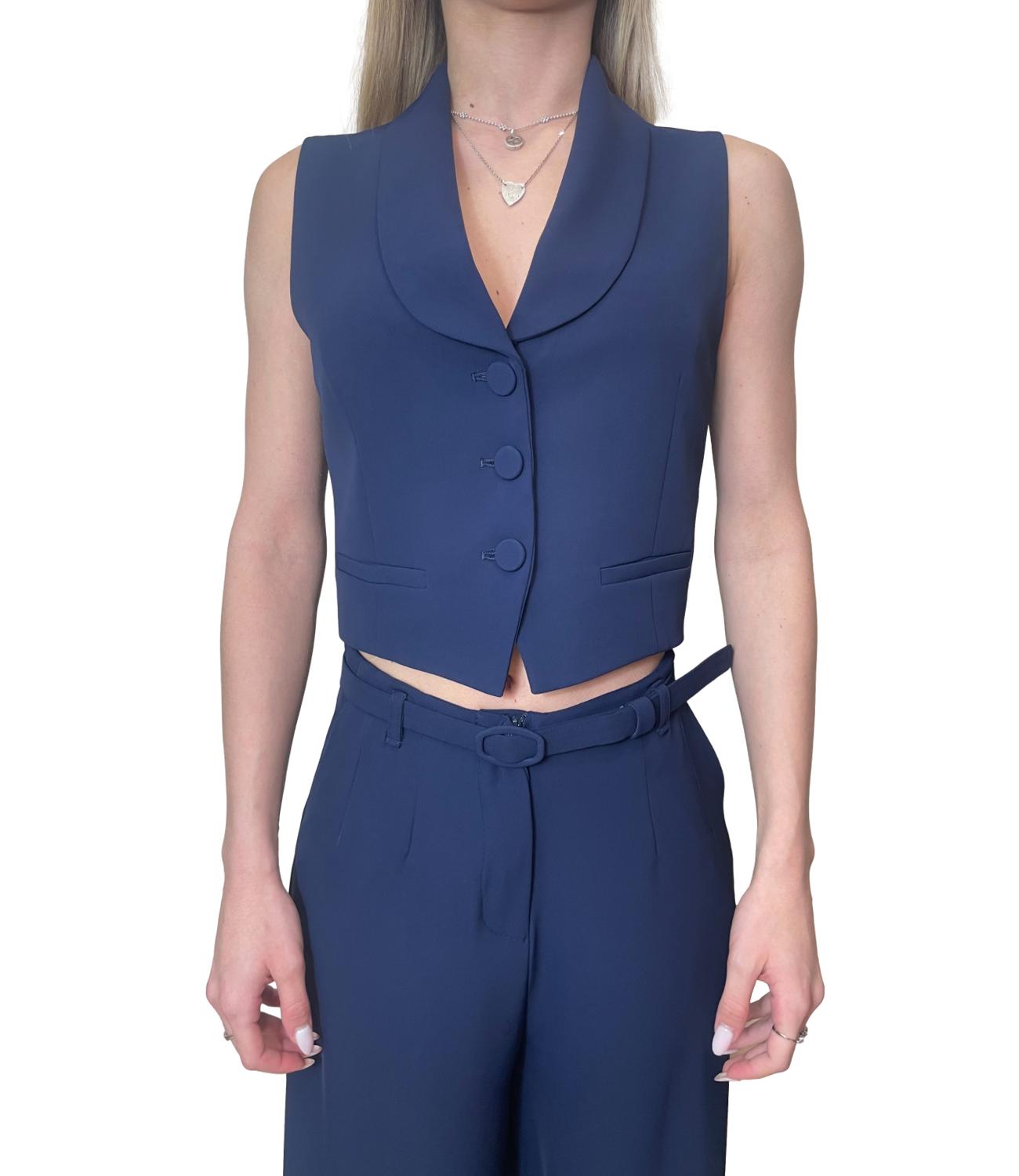 Imperial Gilet Blu Donna